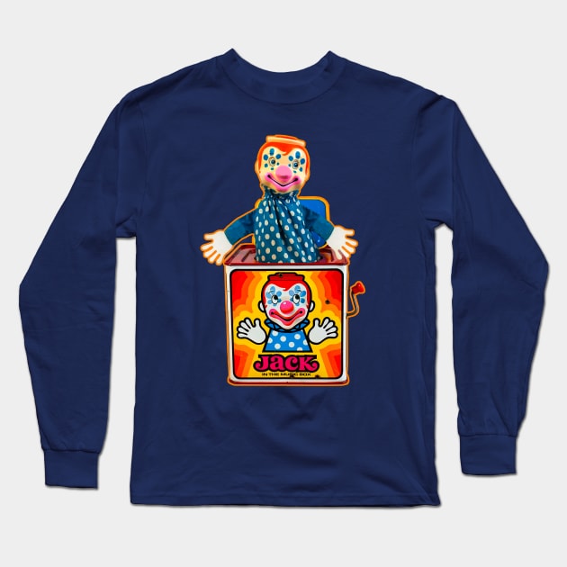 1971 Jack In The Box Clown! Long Sleeve T-Shirt by Pop Fan Shop